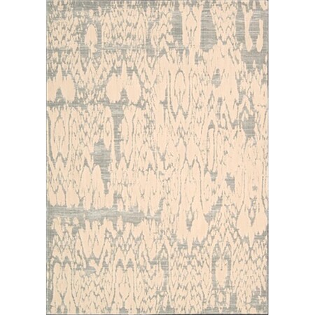 Nourison Nepal Area Rug Collection Ivory Grey 7 Ft 9 In. X 10 Ft 10 In. Rectangle 99446152350